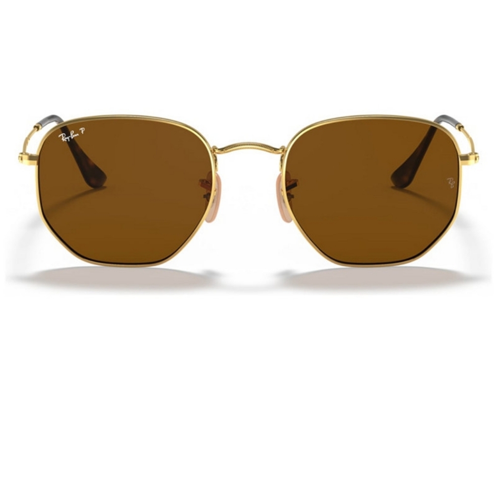 Ray-Ban Unisex Polarized Sunglasses Hexagonal Washed Evolve